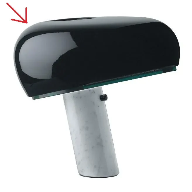 Ricambio Snoopy riflettore nero Saldi