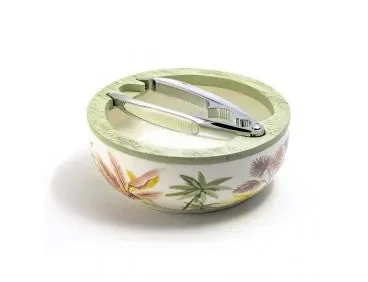 ROMPINOCI IN CERAMICA COMPOSTA DA CIOTOLA+SCHIACCIANOCI LINEA TROPICAL (19x7cm) In saldo