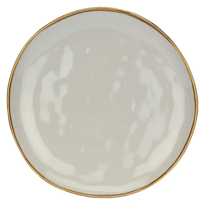 ROSE & TULIPANI Concerto Grigio Perla Piatto Piano D 27 Cm