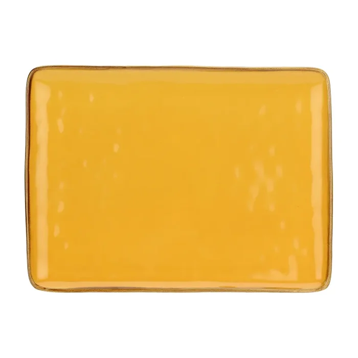 ROSE & TULIPANI Concerto Ocra Vassoio Rettangolare 36 x 26,5 Vendita online