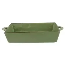 ROSE & TULIPANI Concerto Verde Oliva Teglia 38 x 22 x 7,5 Cm