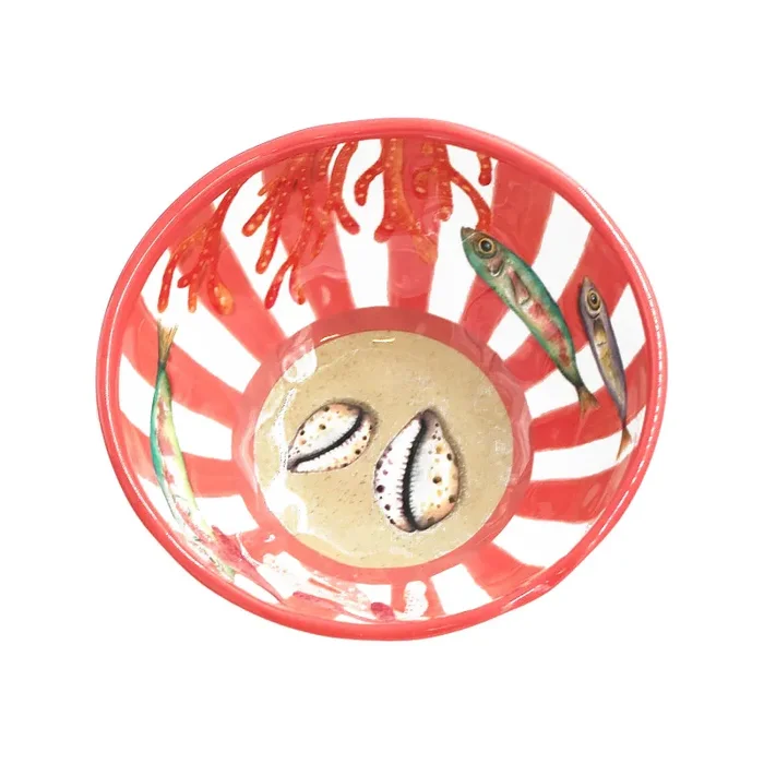 ROSE & TULIPANI Litorale Coppetta D 15 Cm Alice Corallo Melamina