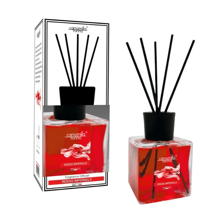 Rosso Imperiale-Diffusore a Bastoncini “Cubo” - immagine 2