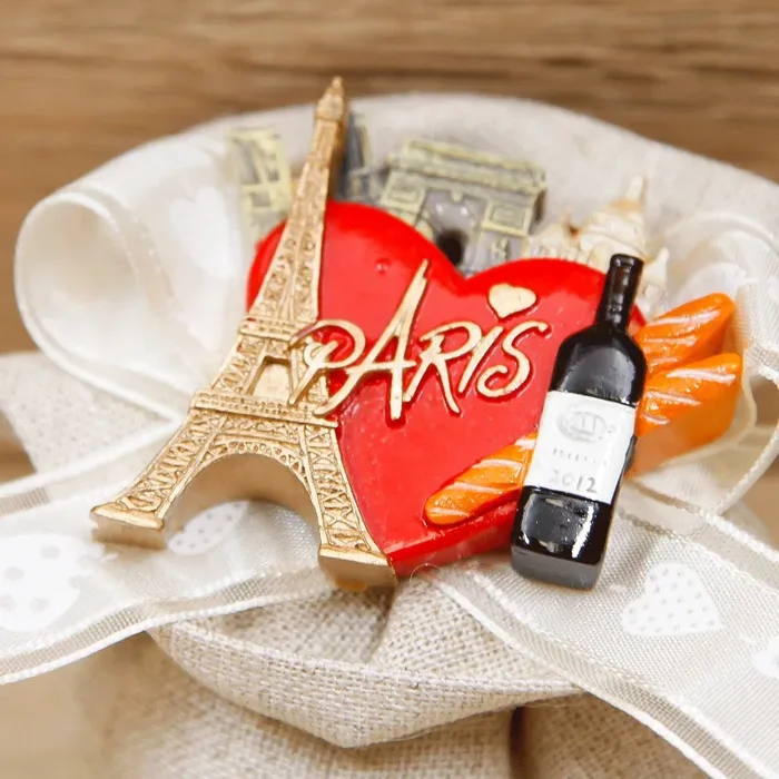 Sacchetto Beige con Magnete Parigi Linea Parigi Vendita online - immagine 2