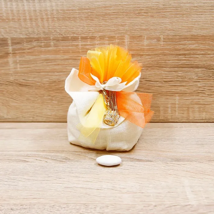 Sacchetto con Collana Corona Oro Imperiale Vendita online