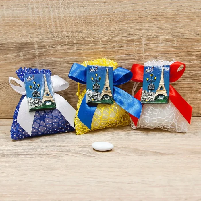 Sacchetto con Magnete Tour Eiffel Linea Parigi