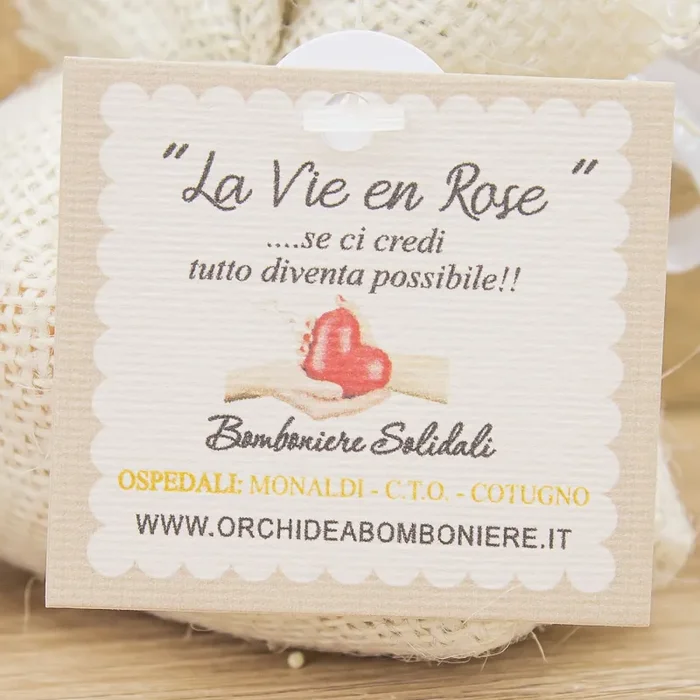 Sacchetto con Sali Profumati e Ciondolo Dito Medio Argento Bella Napoli - immagine 3