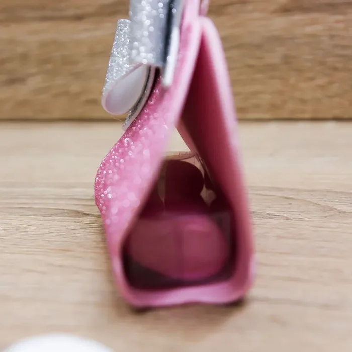 Sacchetto Cuore Glitter Rosa - immagine 3