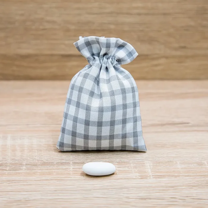 Sacchetto Grigio a Quadri