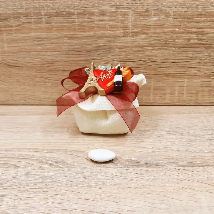 Sacchetto Panna con Magnete Parigi Linea Parigi In saldo