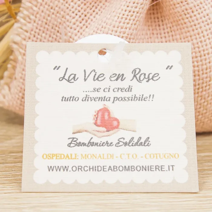 Sacchetto Rosa con Sali Profumati e Maschera Pulcinella Oro Piccola Bella Napoli Online ora - immagine 3