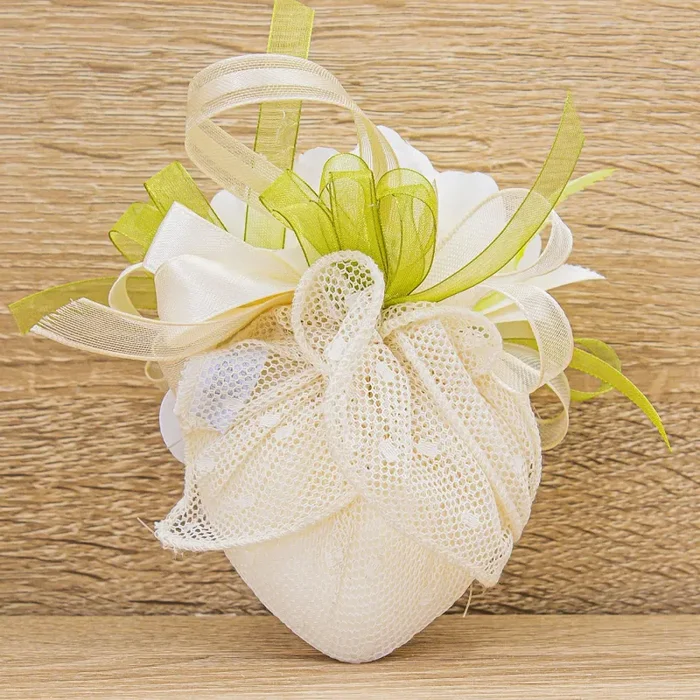 Sacchetto Sapone Profumato Cuore Panna La Vie en Rose - immagine 3