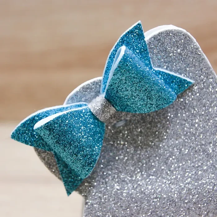 Sacchetto Stella Glitter Argento In saldo - immagine 2