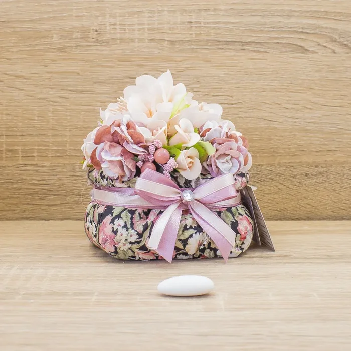 Sacchettone Floreale con Sali Profumati La Vie en Rose