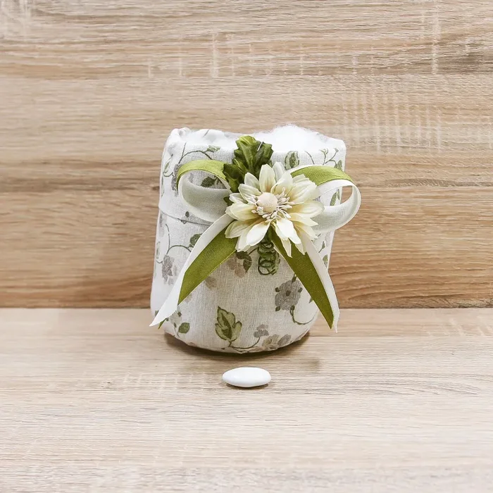 Sacchettone Parigi per Confettata con Fiore Panna