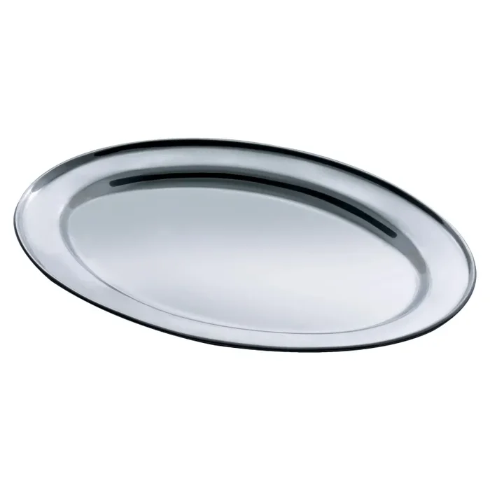 Salvinelli Vassoio Ovale 40 x 27 Cm Acciaio Inox