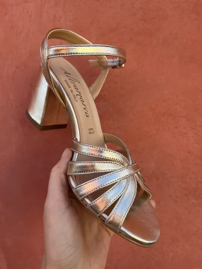 SANDALO TACCO LARGO - immagine 2