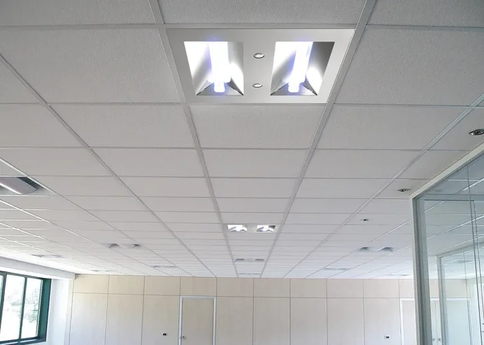 SanificatoreSanificatore d’Aria a Raggi UV-C da Incasso per Ambienti e Superfici in Assenza di Persone 80W Moel 8302Per garantire la sicurezza delle persone in ambienti chiusi, - immagine 2