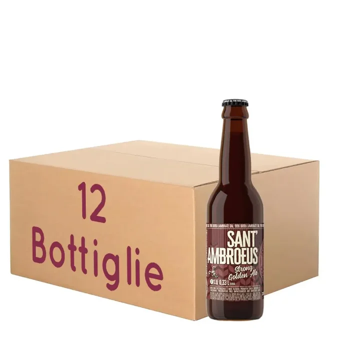 Sant’Ambroeus Lambrate – Strong Golden Ale – BOTT. 33 Cl KIT 12
