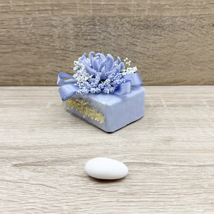 Sapone Profumato con Nome Personalizzato e Anemone - immagine 2