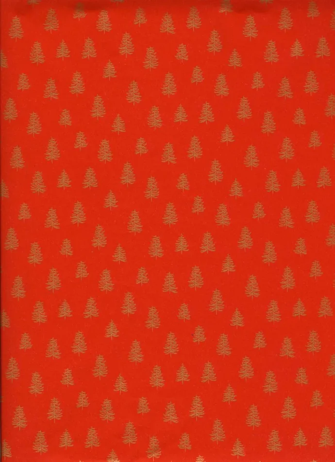 Saul Sadoch Carta Regalo di Natale Ecocarta H 0,70 Mt L 25 Mt Rosso Vendita calda online