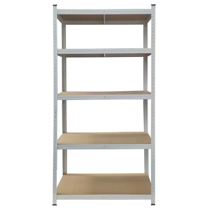 Scaffale in metallo colorato e legno 90x40x180h cm