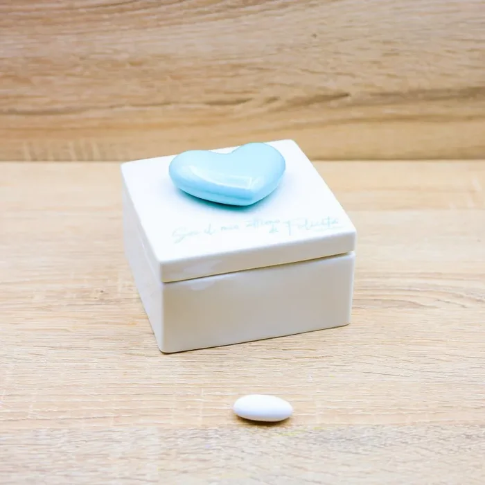 Scatola Cuore Celeste “In ogni Battito” Claraluna