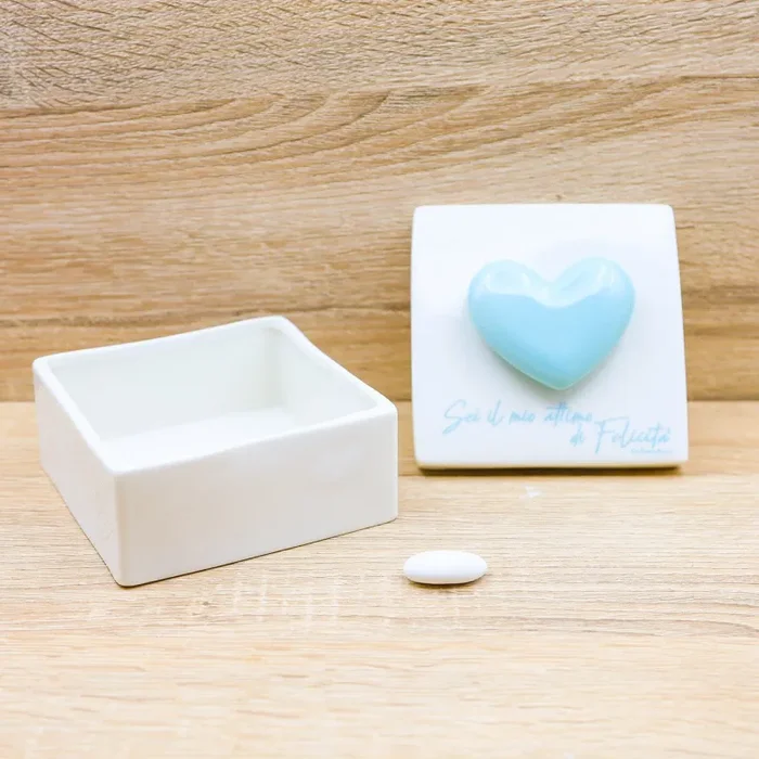 Scatola Cuore Celeste “In ogni Battito” Claraluna - immagine 2