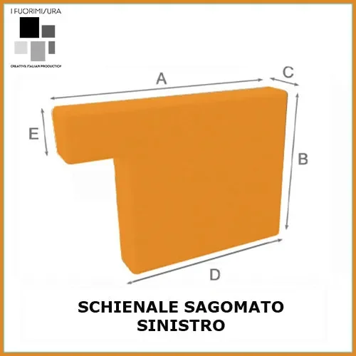 SCHIENALE SAGOMATO SINISTRO