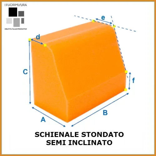 SCHIENALE STONDATO SEMI-INCLINATO