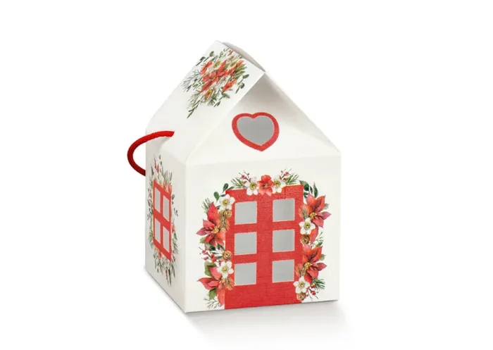 Scotton Casetta con Cordino 120 x 120 x 110 Mm White L. 10 Pz