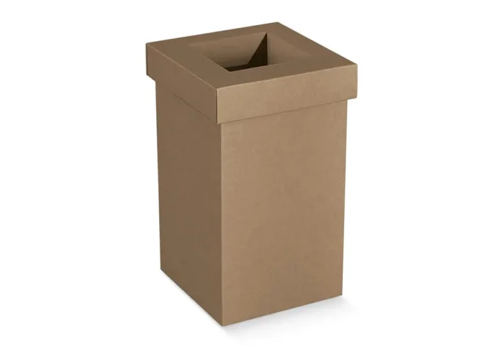 Scotton Cestino Rifiuti 280 x 280 x 500 Mm Avana