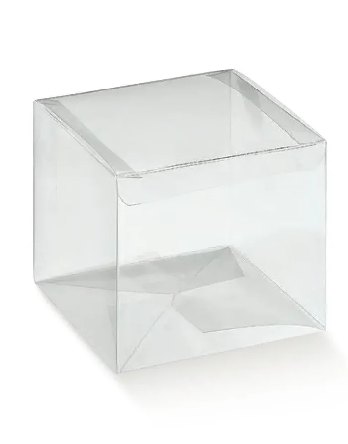 Scotton Scatola Automat. Portaconfetti Trasparente 100 x 100 x 100 Mm 10 Pz