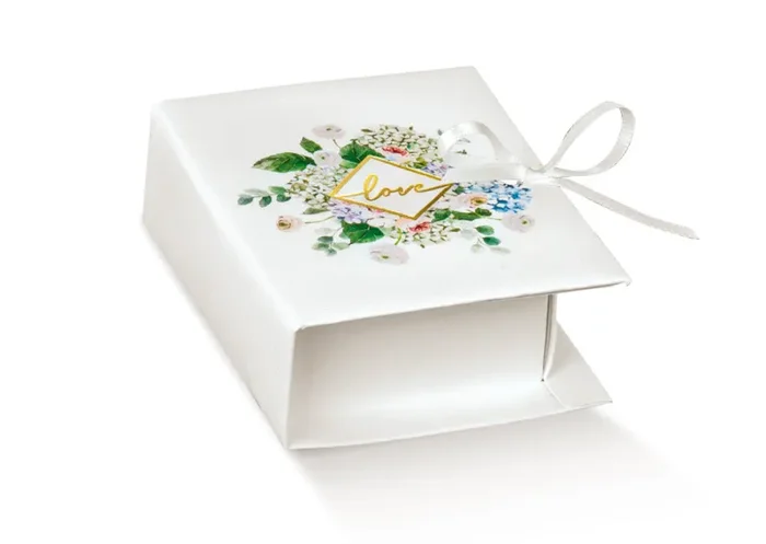 Scotton Scatola Book 70 x 60 x 30 Mm Green Bianco 10 Pz In saldo