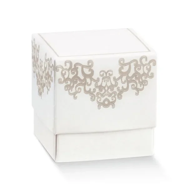 Scotton Scatola Fleur Chantilly 50 x 50 X 50 Mm Bianco 10 Pz Sconti