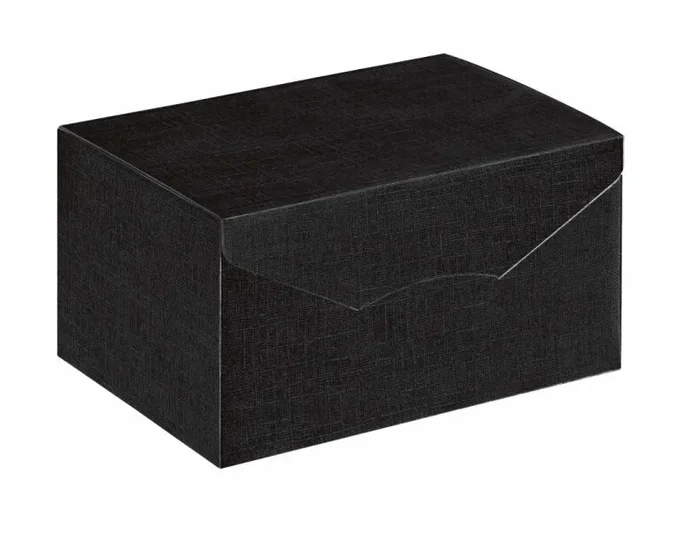 Scotton Scatola Natale Segreto 300 x 300 x 240 Mm Seta Nero 1 Pz
