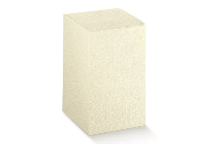 Scotton Scatola Pieghevole 60 x 60 x 60 Mm Seta Avorio 10 Pz