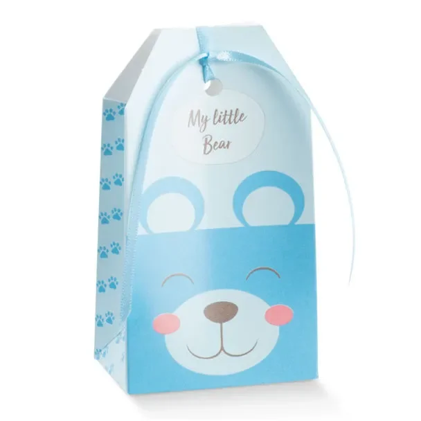 Scotton Scatola Tag Orsetto 55 x 35 x 100 Mm Azzurro Pon Pon 10 Pz Online ora