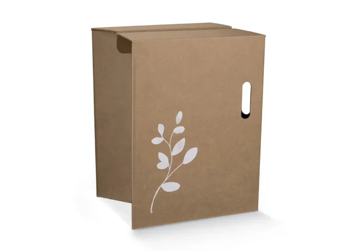 Scotton Sgabello Pieghevole 340 x 285 x 440 Mm con Foglie Cartone Avana Online