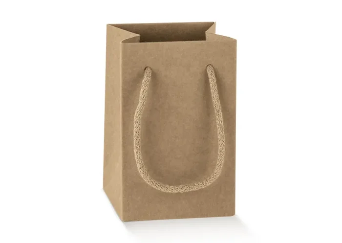 Scotton Shopper con Cordino 110 x 110 x 170 Mm Avana 10 Pz