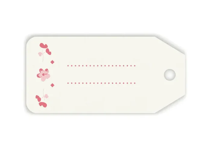 Scotton Targhetta 45 x 25 Mm Bloom Rosa 10 Pz Sconti