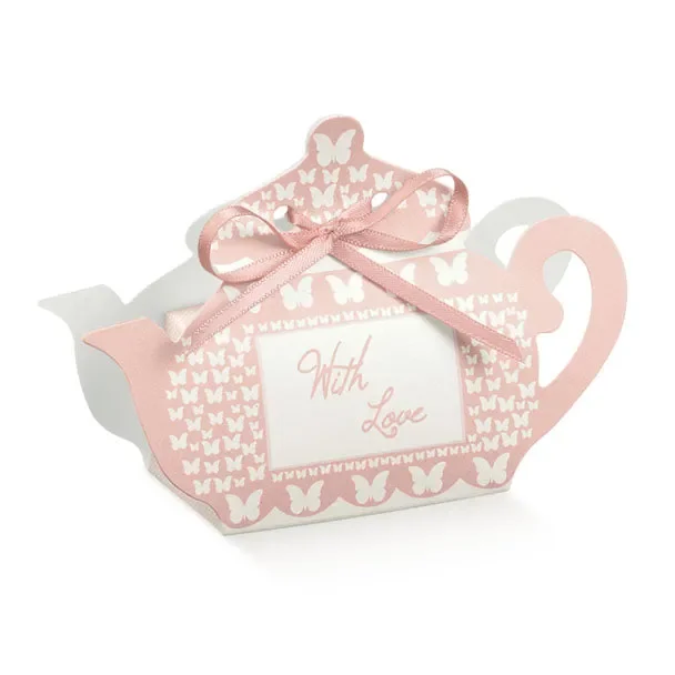 Scotton Teiera Farfalla 60 x 35 x 75 Mm Rosa Whit Love 10 Pz