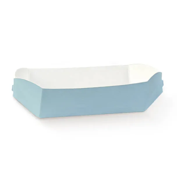 Scotton Vassoio Clip 120 x 55 x 40 Lino Azzurro 10 Pz