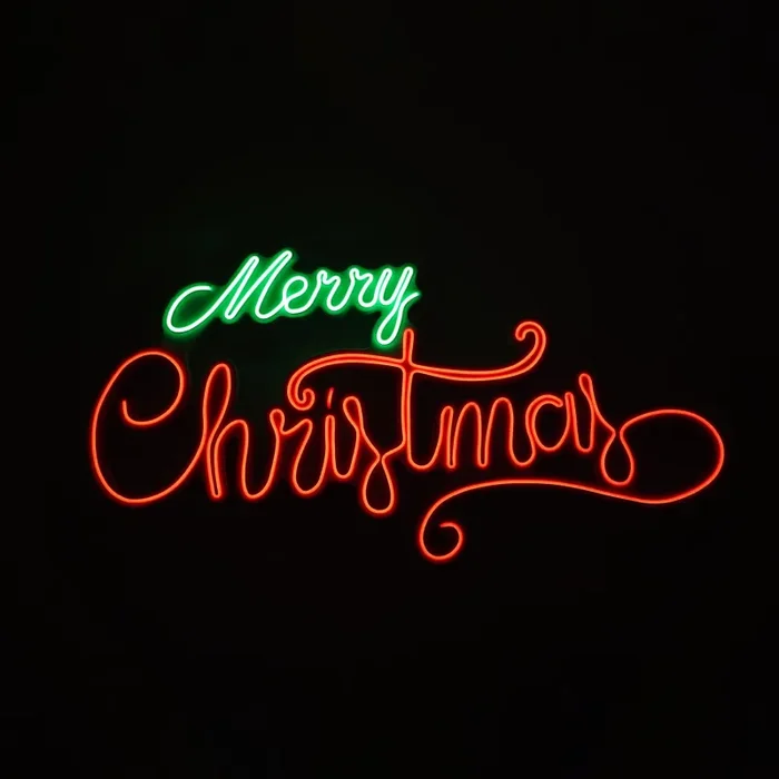 Scritte in Neonflex – Natalizie