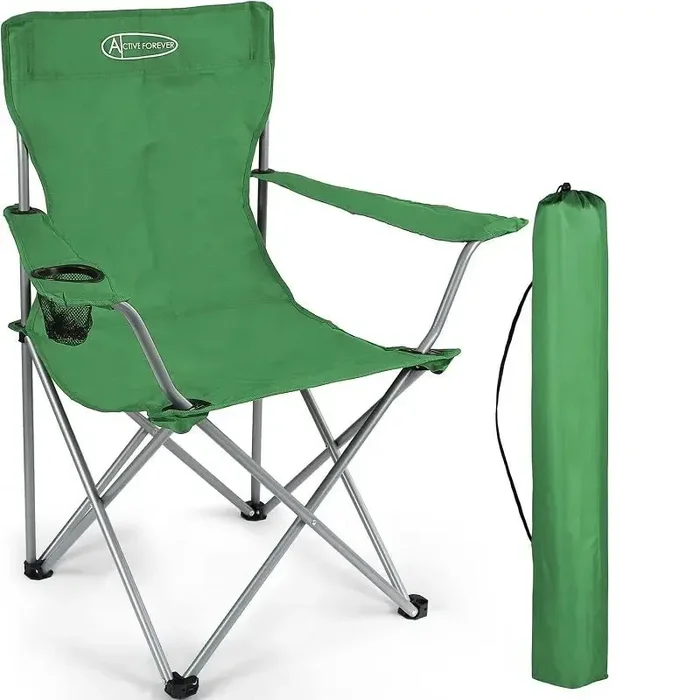 Sedia da Campeggio Pieghevole ACTIVE FOREVER (Verde)