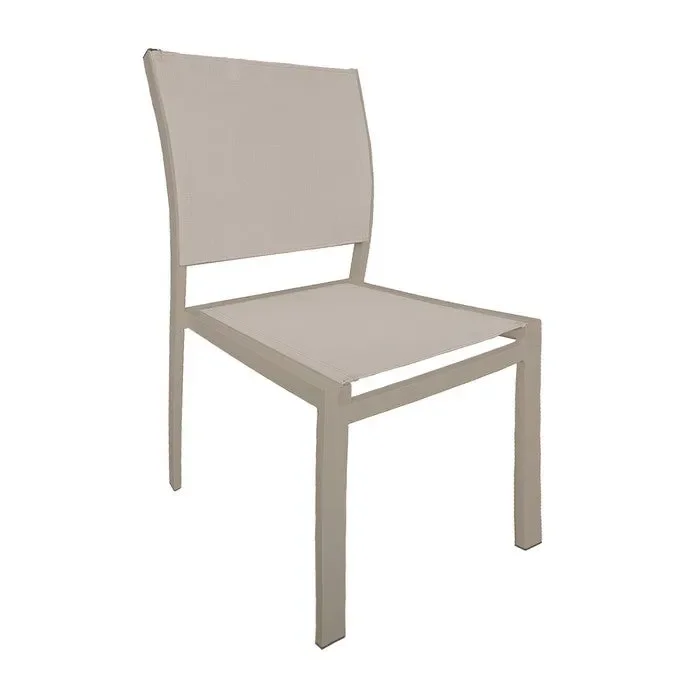 Sedia da giardino in alluminio impilabile – Ever - immagine 2