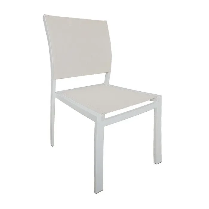 Sedia da giardino in alluminio impilabile – Ever - immagine 3