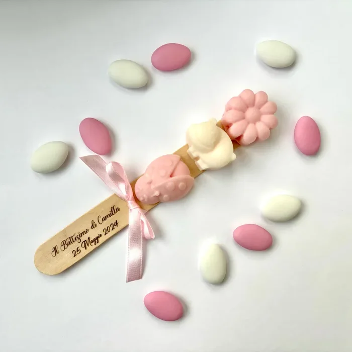 Segnaposto elegante Margherita profumata in Cera di soia 100% vegetale realizzata artigianalmente Vendita calda online