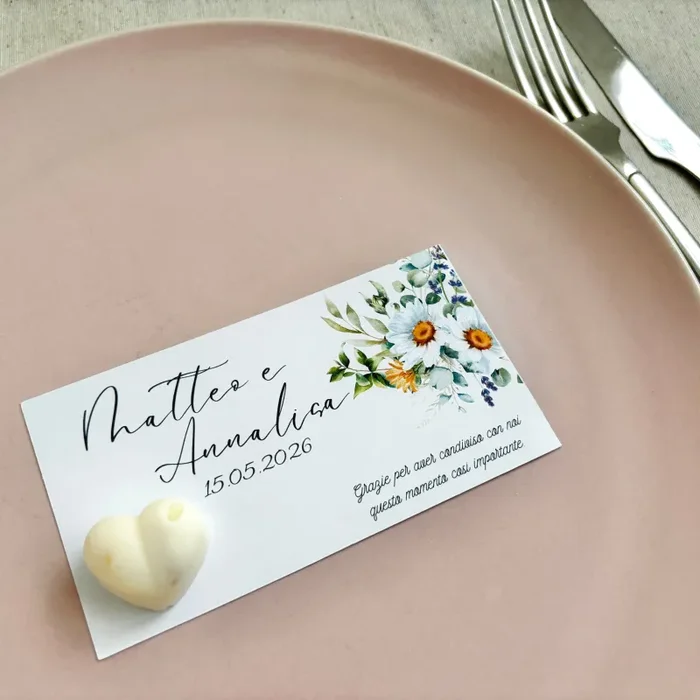 Segnaposto per eventi con cuore profumato personalizzabile Vendita calda online