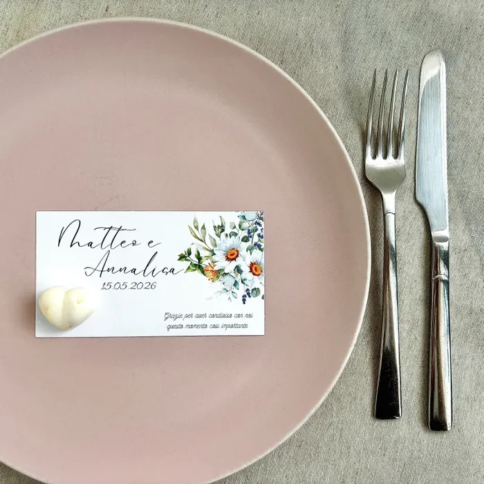 Segnaposto per eventi con cuore profumato personalizzabile Vendita calda online - immagine 2